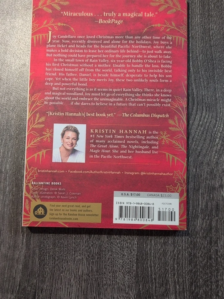 Comfort & Joy by Kristin Hannah Paperback - Picture 2 of 3